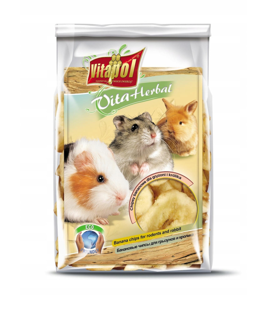 Przysmaki owocowe Vitapol Vita Herbal chipsy bananowe 150 g