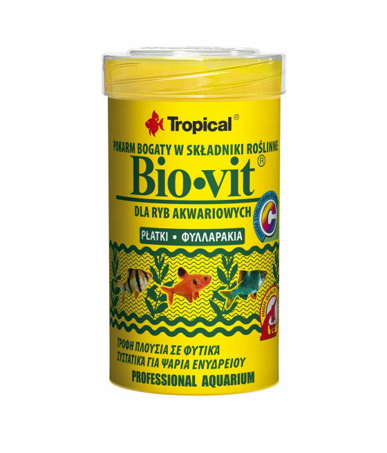Pokarm dla ryb Tropical Bio-vit płatki 20 g