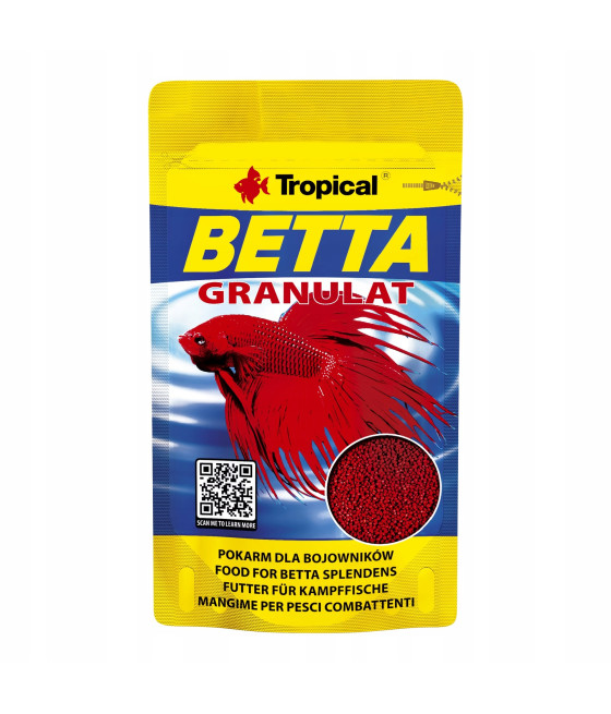 Tropical Betta Granulat 10g Pokarm dla bojowników
