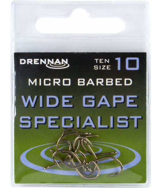 WIDE GAPE SPECIALIST Haczyki Drennan 10 szt Nr6