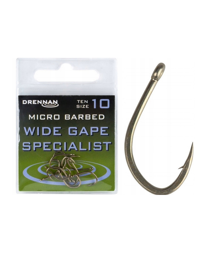 WIDE GAPE SPECIALIST Haczyki Drennan 10 szt Nr6