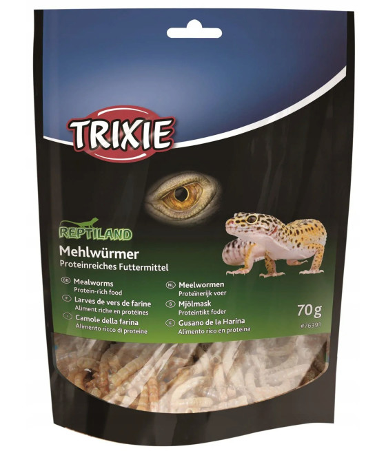 Suszone larwy mącznika 70g Trixie