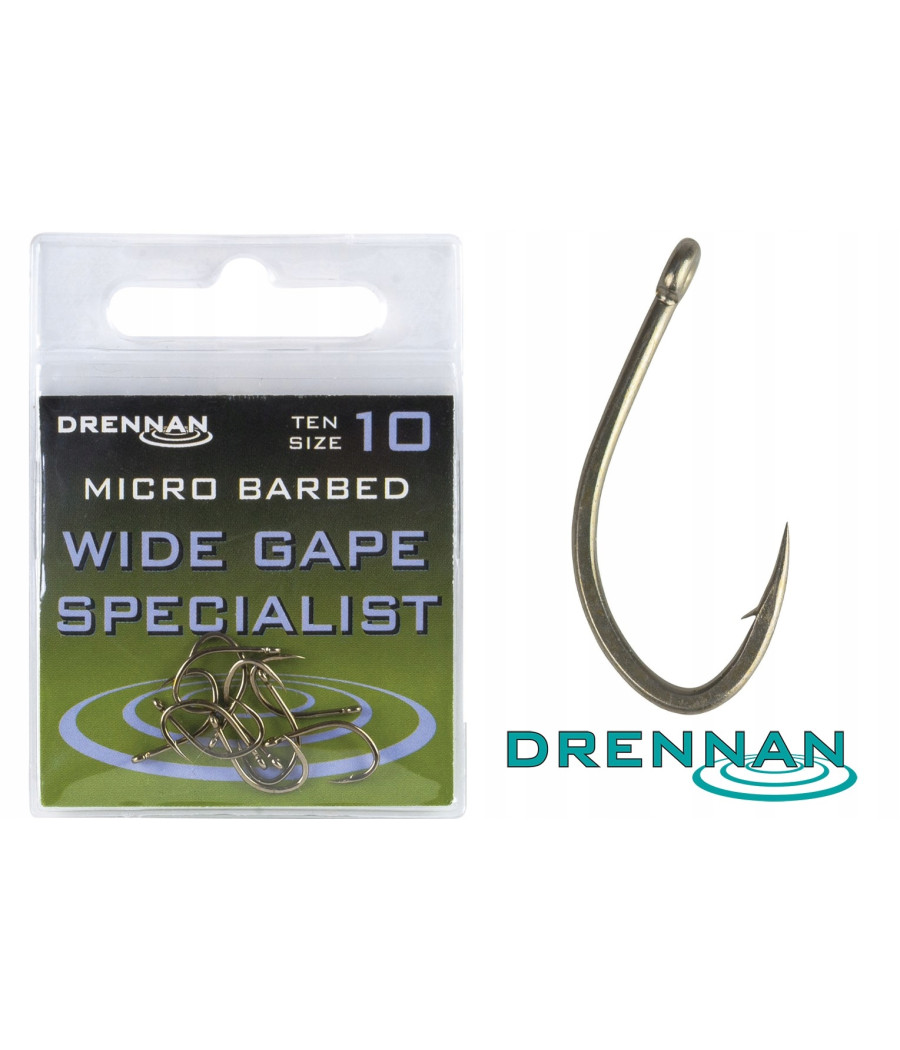 WIDE GAPE SPECIALIST Haczyki Drennan Nr18
