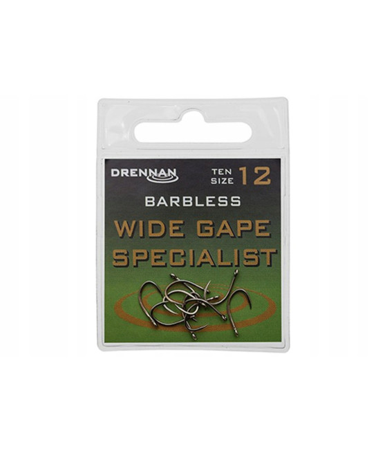 WIDE GAPE SPECIALIST BZ Haczyki Drennan 10szt Nr16