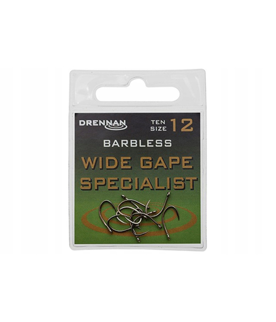 WIDE GAPE SPECIALIST BZ Haczyki Drennan 10szt Nr16