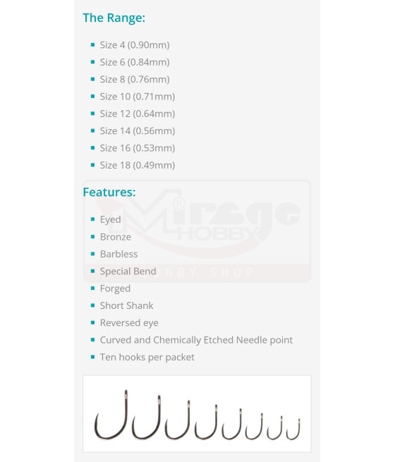 WIDE GAPE SPECIALIST BZ Haczyki Drennan 10szt Nr 4