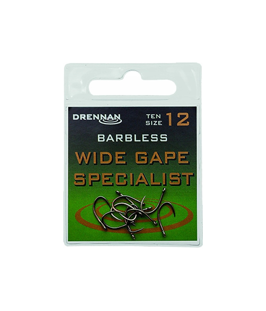 WIDE GAPE SPECIALIST BZ Haczyki Drennan 10szt Nr12 WIDE GAPE SPECIALIST BZ Haczyki Drennan 10szt Nr12