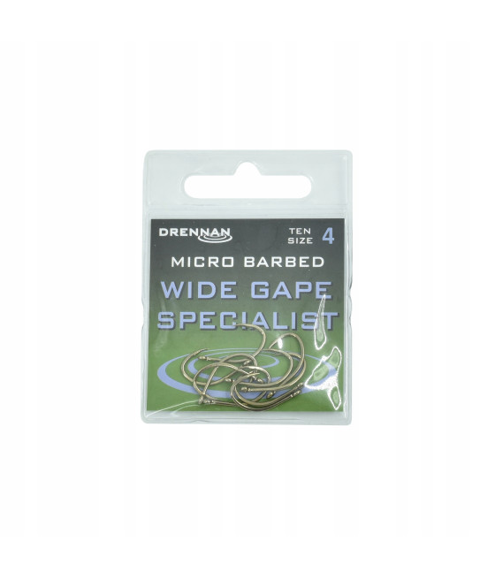WIDE GAPE SPECIALIST Haczyki Drennan Nr 4
