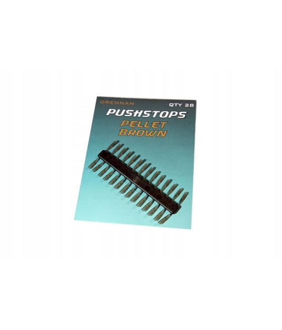 Stopery Pushstop Pellet Brown 28szt. Drennan