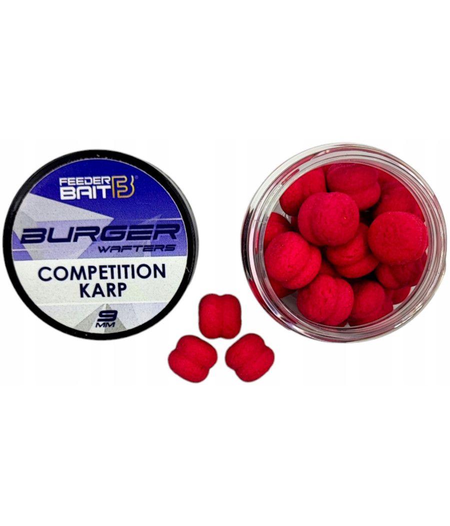 Feeder Bait Burger Wafters 9mm Competition Karp