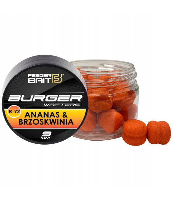 Burger Wafters R-72 Ananas Brzoskwinia Feeder Bait