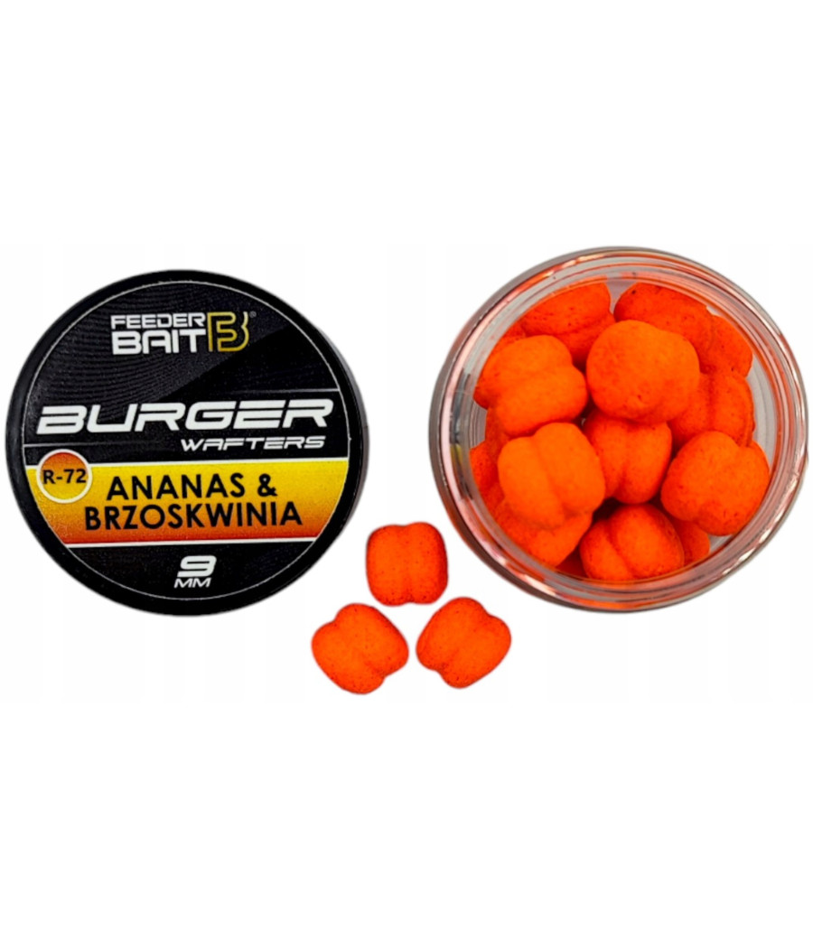 Burger Wafters R-72 Ananas Brzoskwinia Feeder Bait
