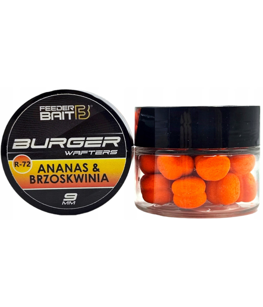 Burger Wafters R-72 Ananas Brzoskwinia Feeder Bait