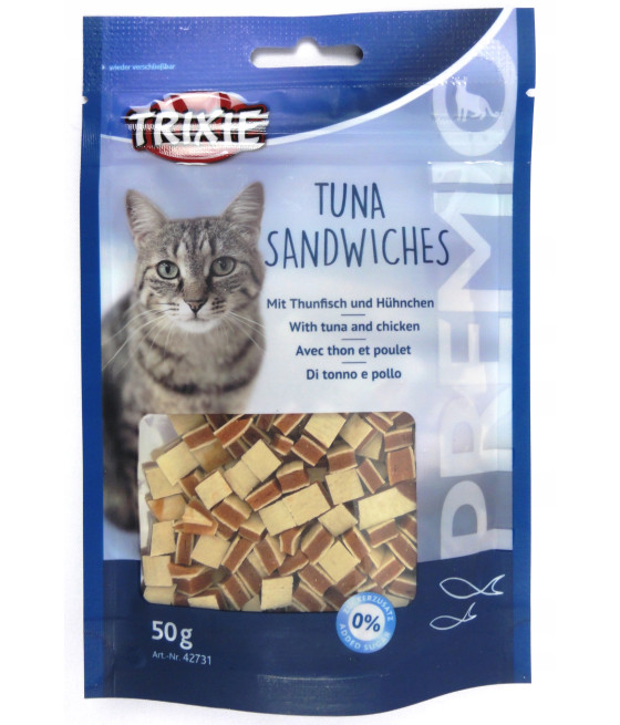 TRIXIE Premio kanapki z tuńczykiem dla kota 50g