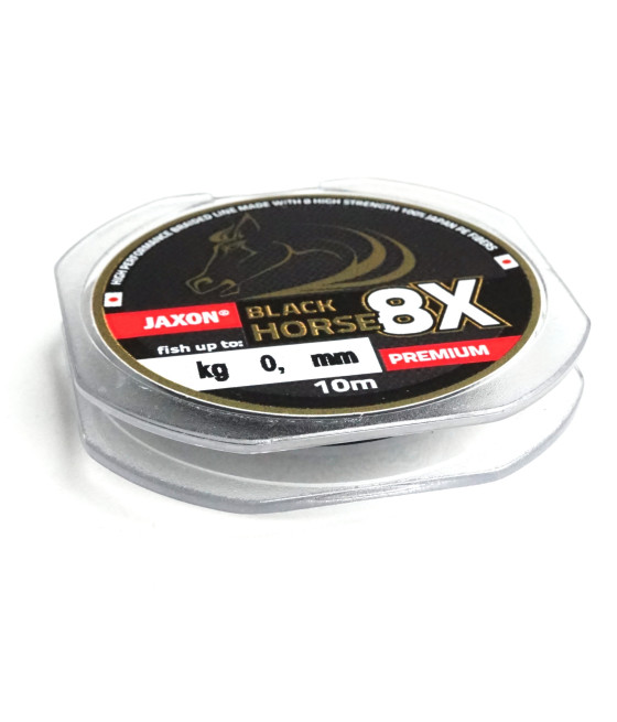 PLECIONKA BLACK HORSE 8X PREMIUM 0,18 10m JAXON