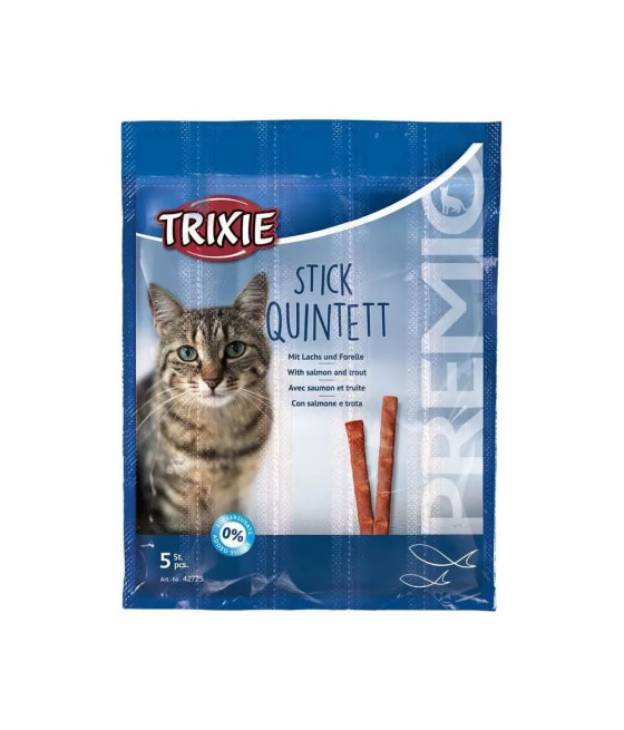 TRIXIE PREMIO Przysmaki Paluszki dla Kota Łosoś/ Pstrąg 5 x 5 g