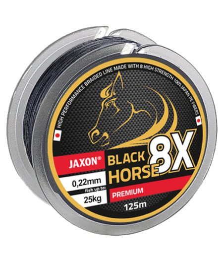 PLECIONKA BLACK HORSE 8X PREMIUM 0,08 10m JAXON