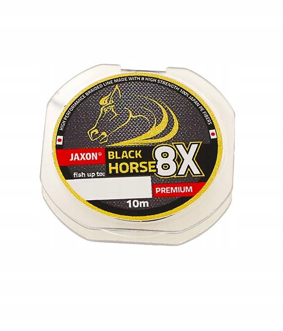 PLECIONKA BLACK HORSE 8X PREMIUM 0,08 10m JAXON