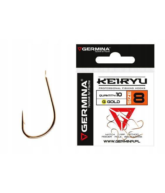 PRZYPONY GERMINA HOOK CHINTA GOLD PROFESSIONAL SNE 10 szt