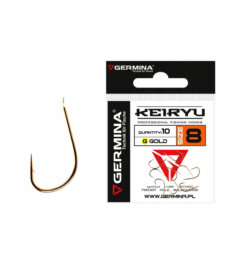 PRZYPONY GERMINA HOOK CHINTA GOLD PROFESSIONAL SNE 10 szt