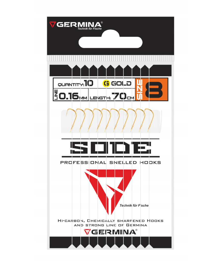 HACZYKI GERMINA HOOK SODE NICKEL NR 28 10 SZT HACZYKI GERMINA HOOK SODE NICKEL NR 28 10 SZT