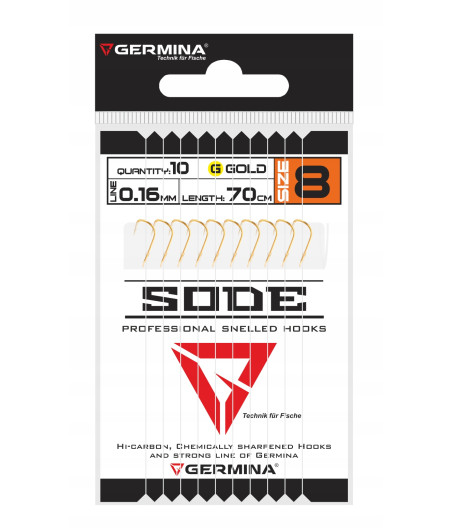 HACZYKI GERMINA HOOK SODE NICKEL NR 28 10 SZT