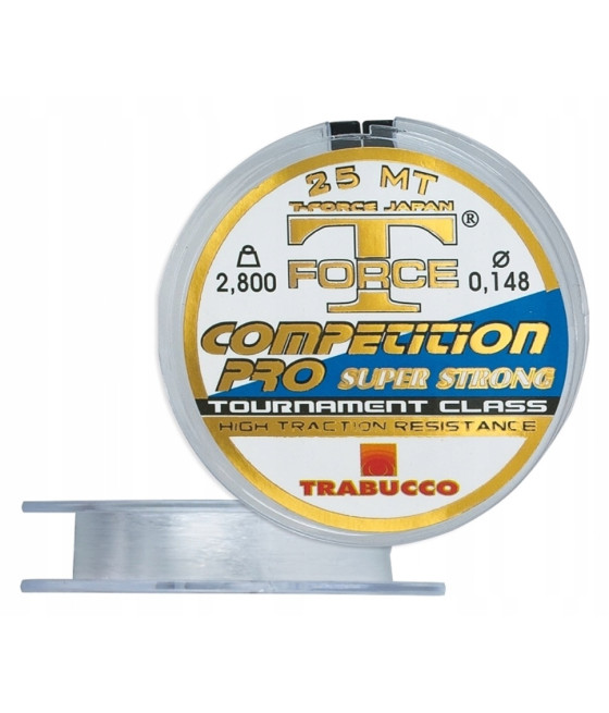 ŻYŁKA TRABUCCO T-FORCE COMPETITION PRO 0,080mm 25m