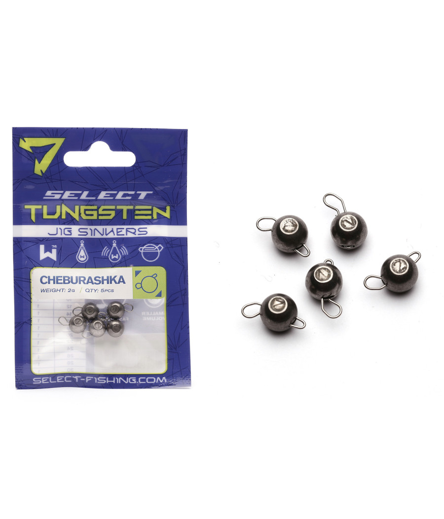 Select Tungsten Sinker 1.5g 5szt. Black czeburaszka wolframowa