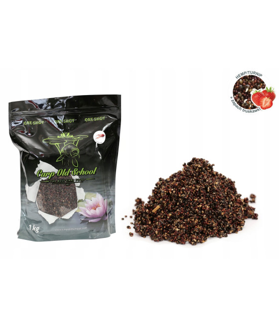 Carp Old School Konopia/Rzepik- Truskawka 1kg