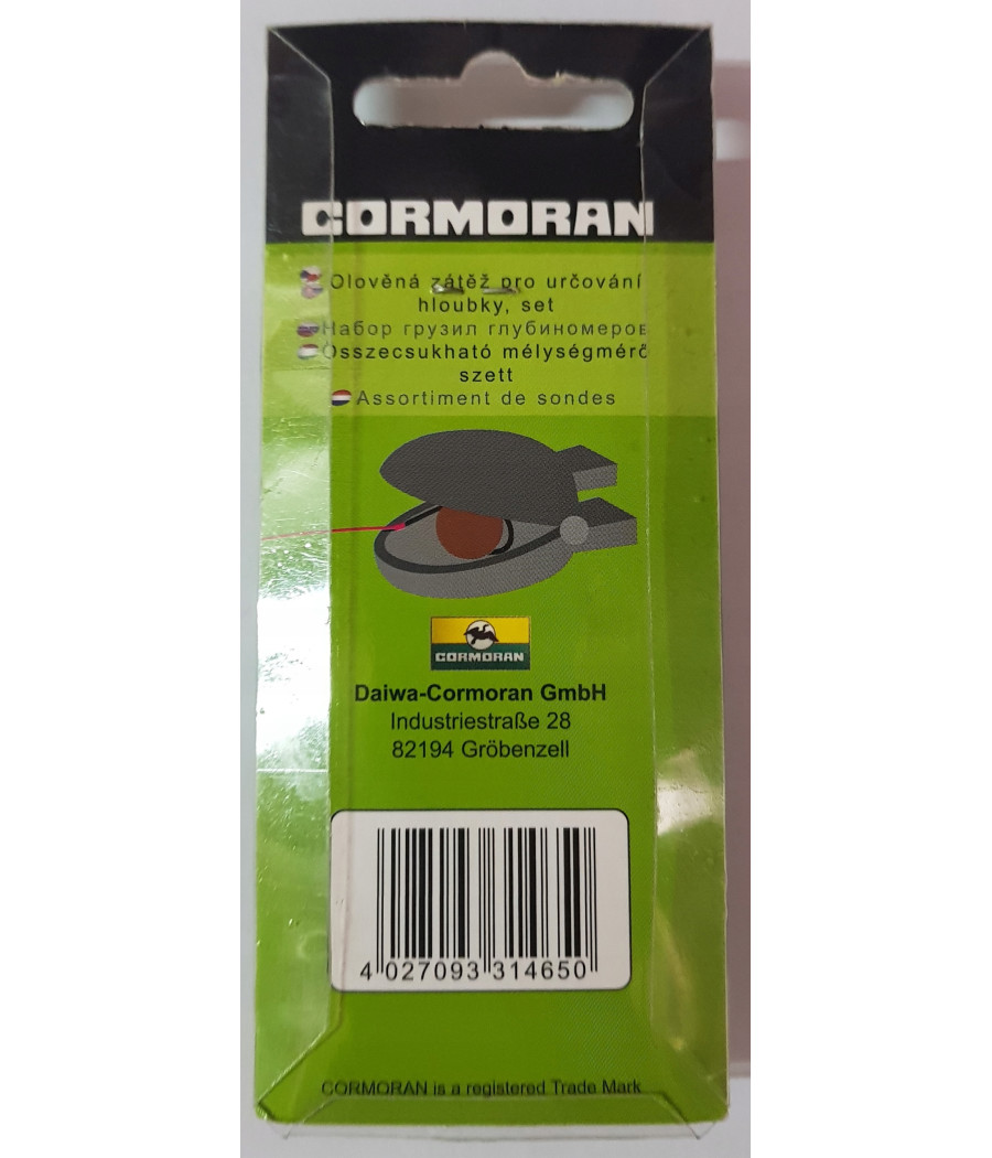 Zestaw gruntomierzy żabka 9/13/24g CORMORAN