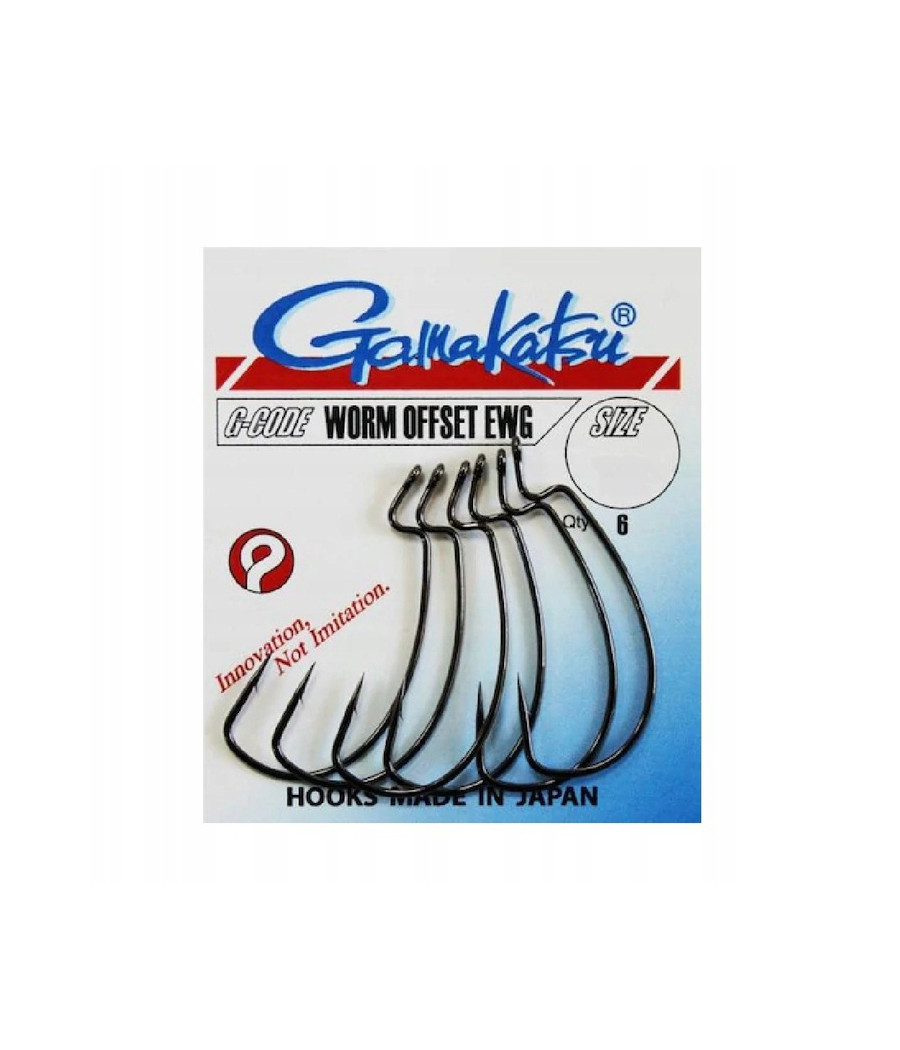 Haczyk Gamakatsu Worm Offset EWG NS Black, rozm.3/0 (5szt.) Haczyk Gamakatsu Worm Offset EWG NS Black, rozm.3/0 (5szt.)