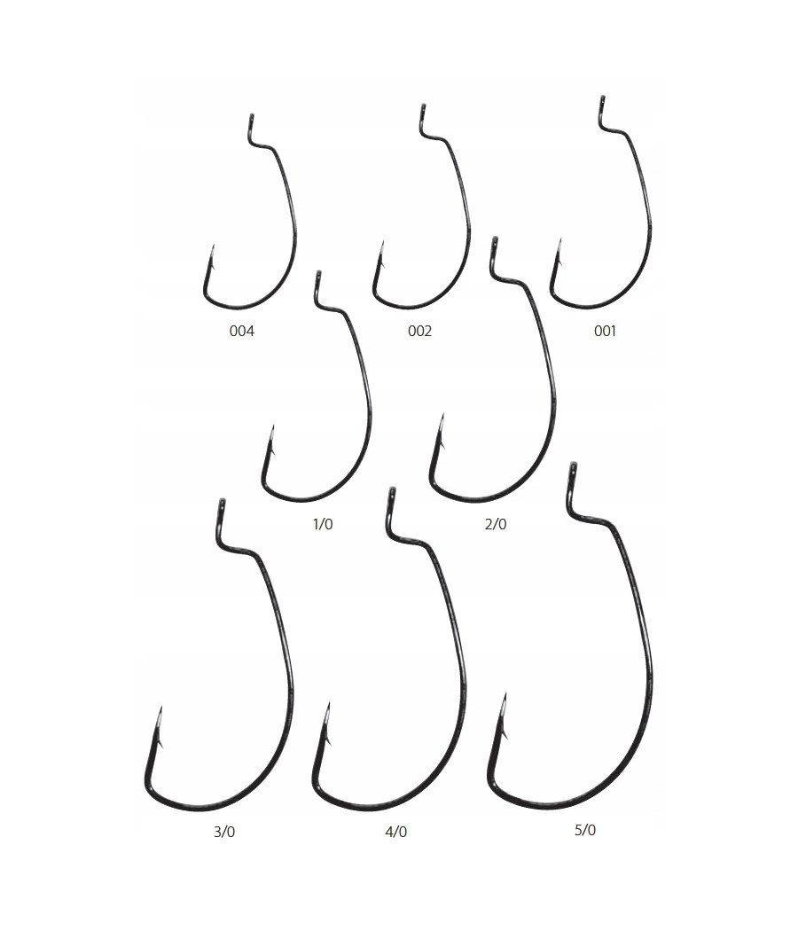 Haczyk Gamakatsu Worm Offset EWG NS Black, rozm.3/0 (5szt.)