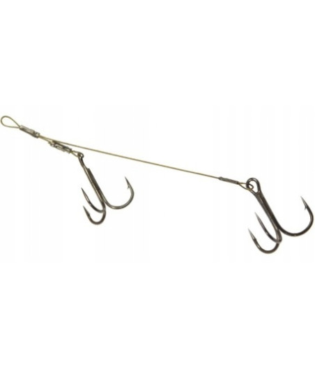 WIRE LEAD.1x19 BROWN 9kg/9-4,5cm MISTRAL
