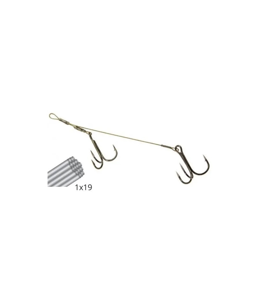 WIRE LEAD.1x19 BROWN 9kg/9-4,5cm MISTRAL