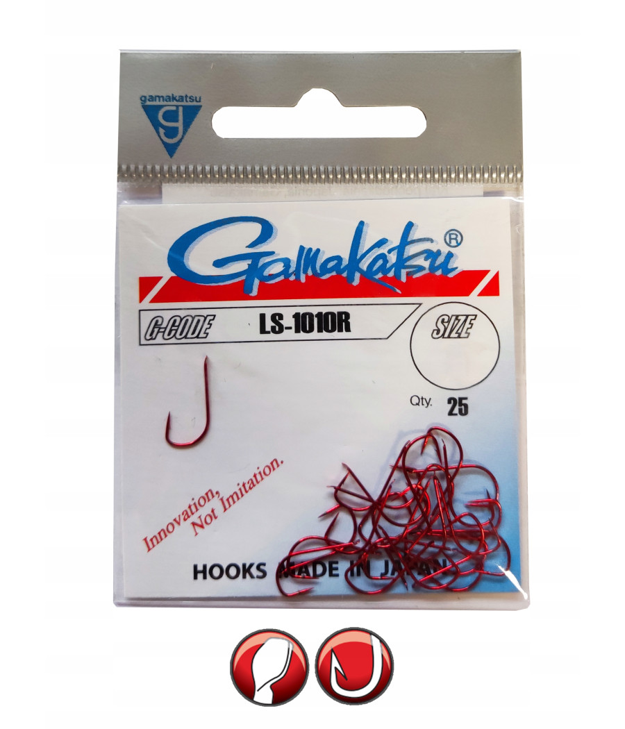 Haczyki Gamakatsu nr 16 / 25szt Haczyki Gamakatsu nr 16 / 25szt