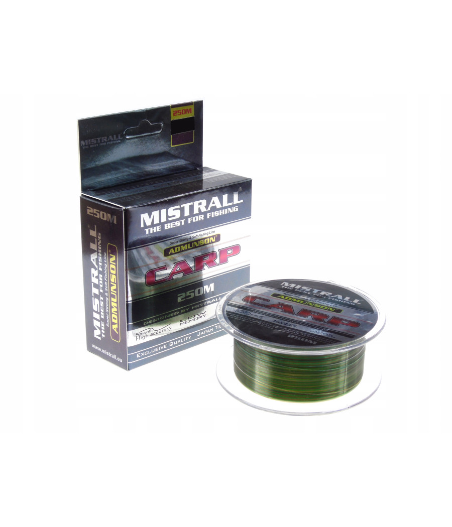 Żyłka Mistrall ADMUSON CARP 250 0,28 mm x 250 m Żyłka Mistrall ADMUSON CARP 250 0,28 mm x 250 m