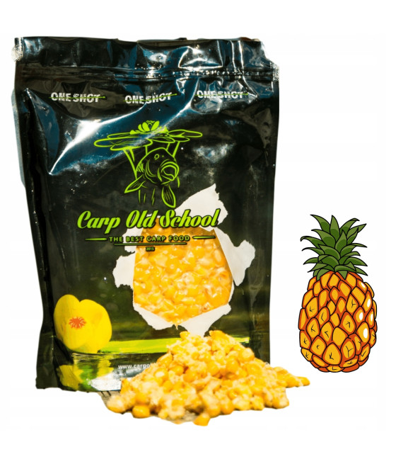 Kukurydza zanętowa Carp Old School - Ananas 1kg