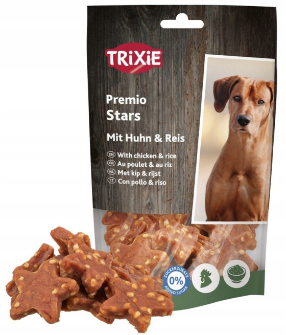 TRIXIE PREMIO Stars przysmak dla psa - kurczak i ryż 100 g