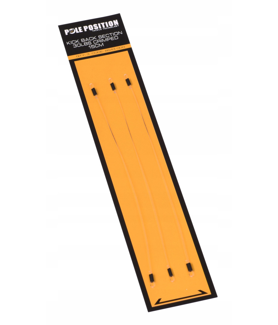 Pole Position Kickback Section 15cm 30lb Crimped Pole Position Kickback Section 15cm 30lb Crimped