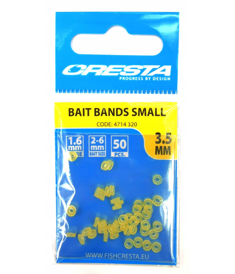 Cresta Stopery Gumki do przynęt Bait Bands Small 50szt Cresta Stopery Gumki do przynęt Bait Bands Small 50szt