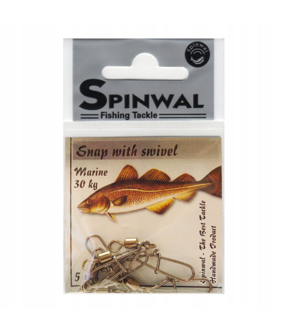 Agrafka z krętlikiem Spinwal Marine agrafka morska (30 kg)
