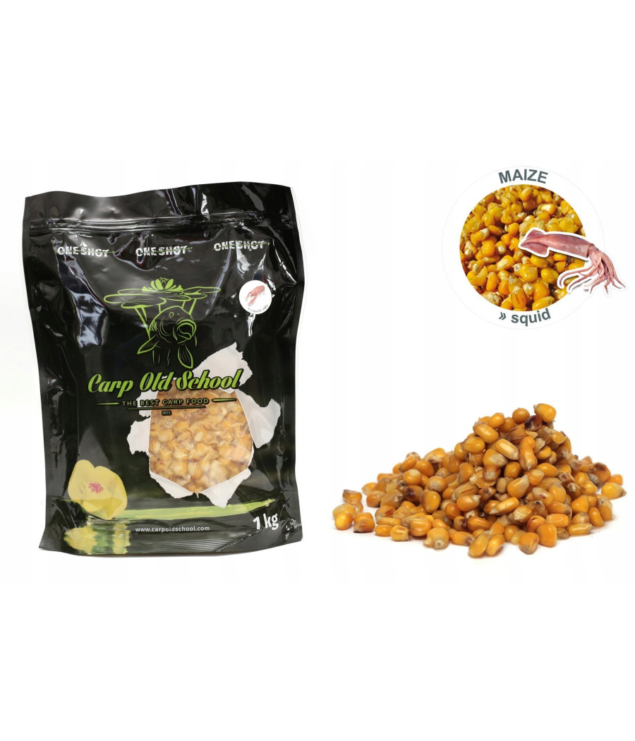 Carp Old School Gotowa Kukurydza- Kałamarnica 1kg