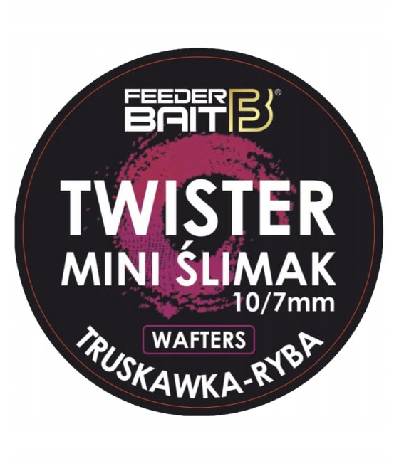 Feeder Bait Mini Ślimak Wafters Truskawka-Ryba