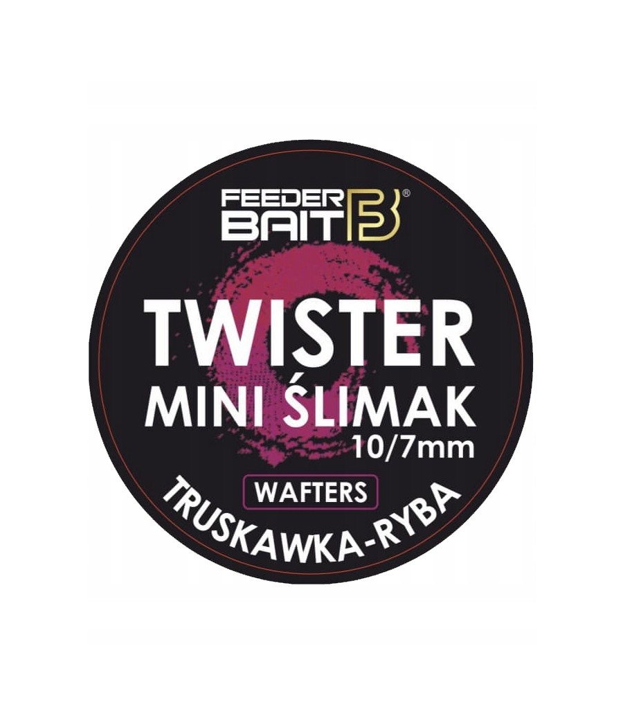Feeder Bait Mini Ślimak Wafters Truskawka-Ryba