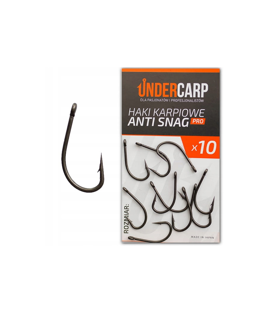 HAKI KARPIOWE ANTI SNAG PRO UNDERCARP Nr6 - 10 szt