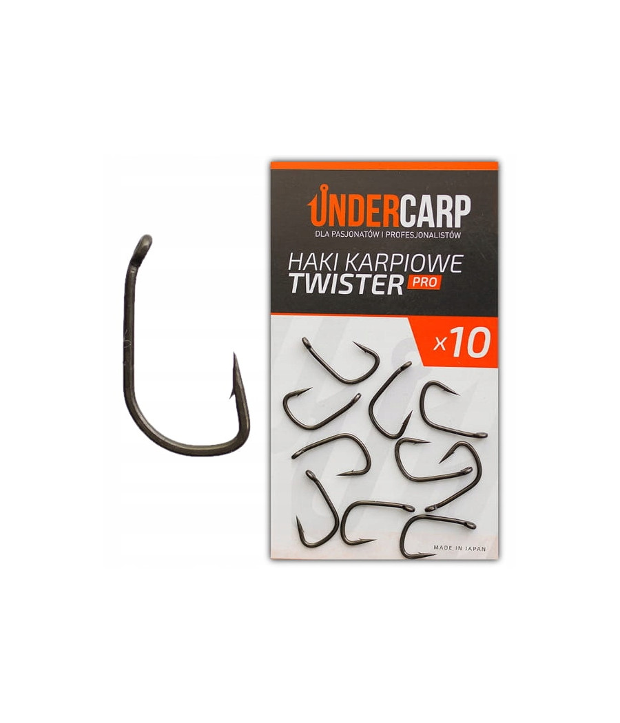 Haki Karpiowe Twister 6 PRO UNDERCARP 10 szt.