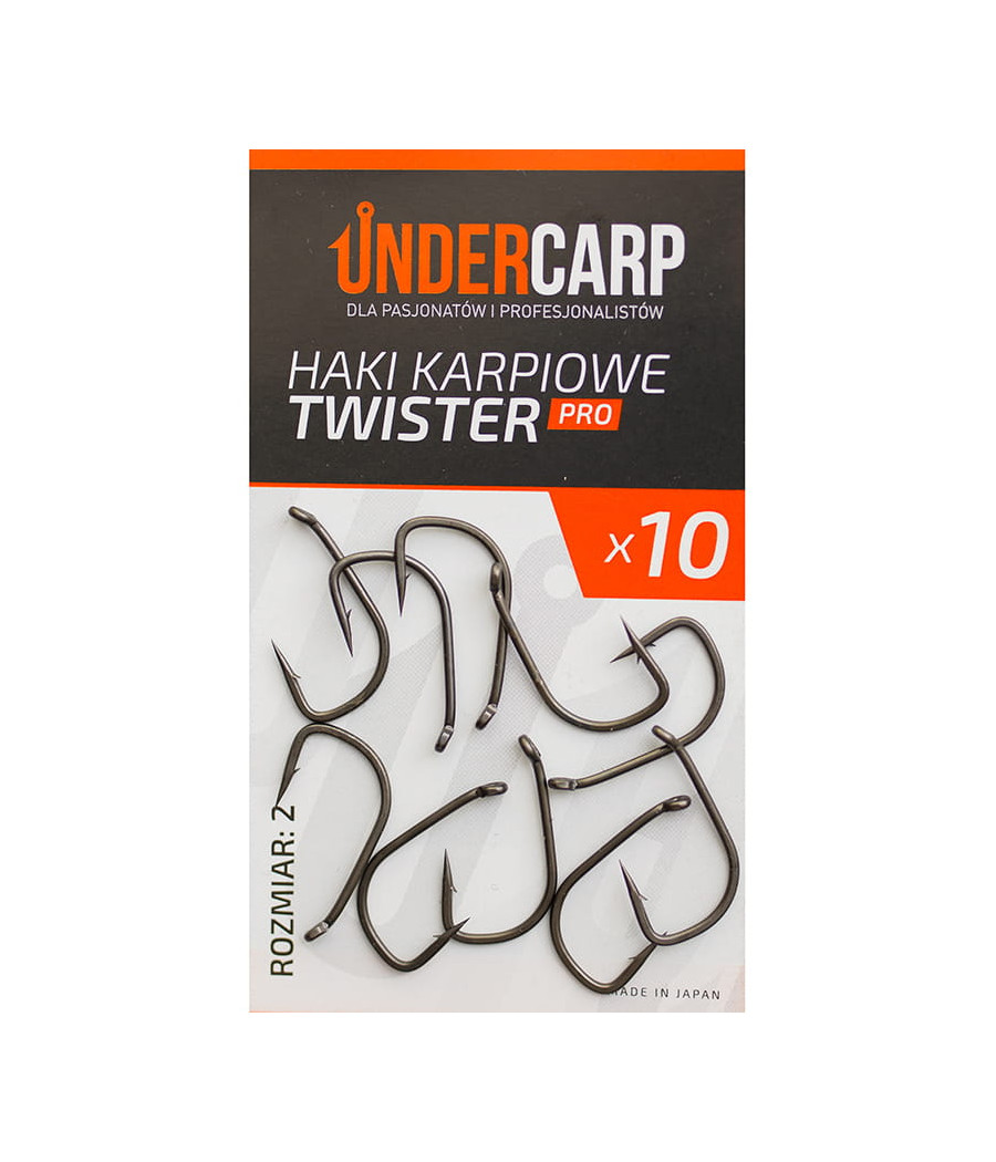 Haki Karpiowe Twister 6 PRO UNDERCARP 10 szt.