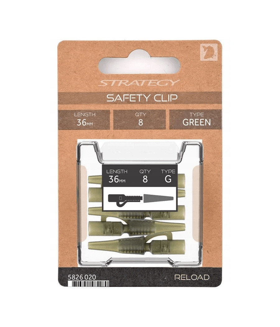 Bezpieczny Klips Strategy Reload Safety Clips Zielony 8szt Bezpieczny Klips Strategy Reload Safety Clips Zielony 8szt