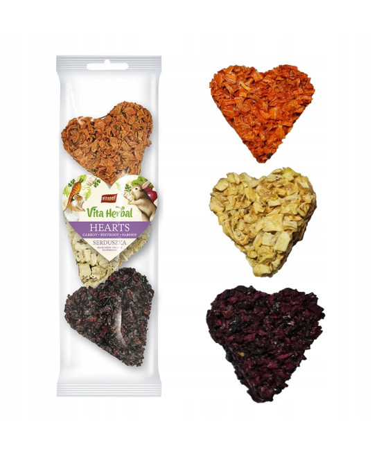 Vita Herbal HEARTS warzywne SERDUSZKA dla gryzoni