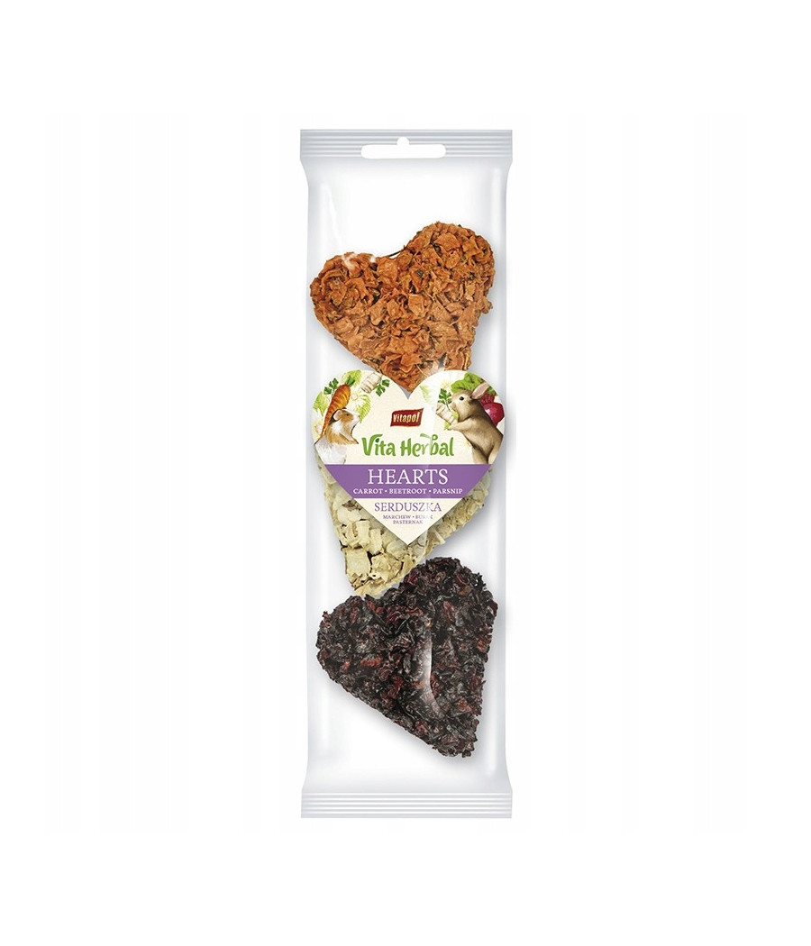 Vita Herbal HEARTS warzywne SERDUSZKA dla gryzoni
